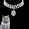 Wholesale Luxury Rhinestone Bling Shiny Pearl Dog Pet Diamond Cat Collar Packs