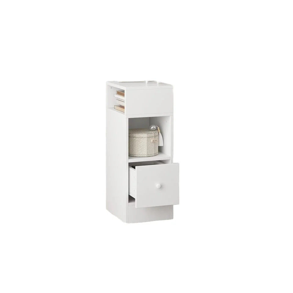Modern Narrow Night Stand Table With Wooden Drawer Home Furniture Bedside Table