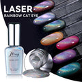 JTING Free Design Popular Universal Match Colors Glitter Laser rainbow Cat Eye Nail Gel Polish Pigment OEM Private Label