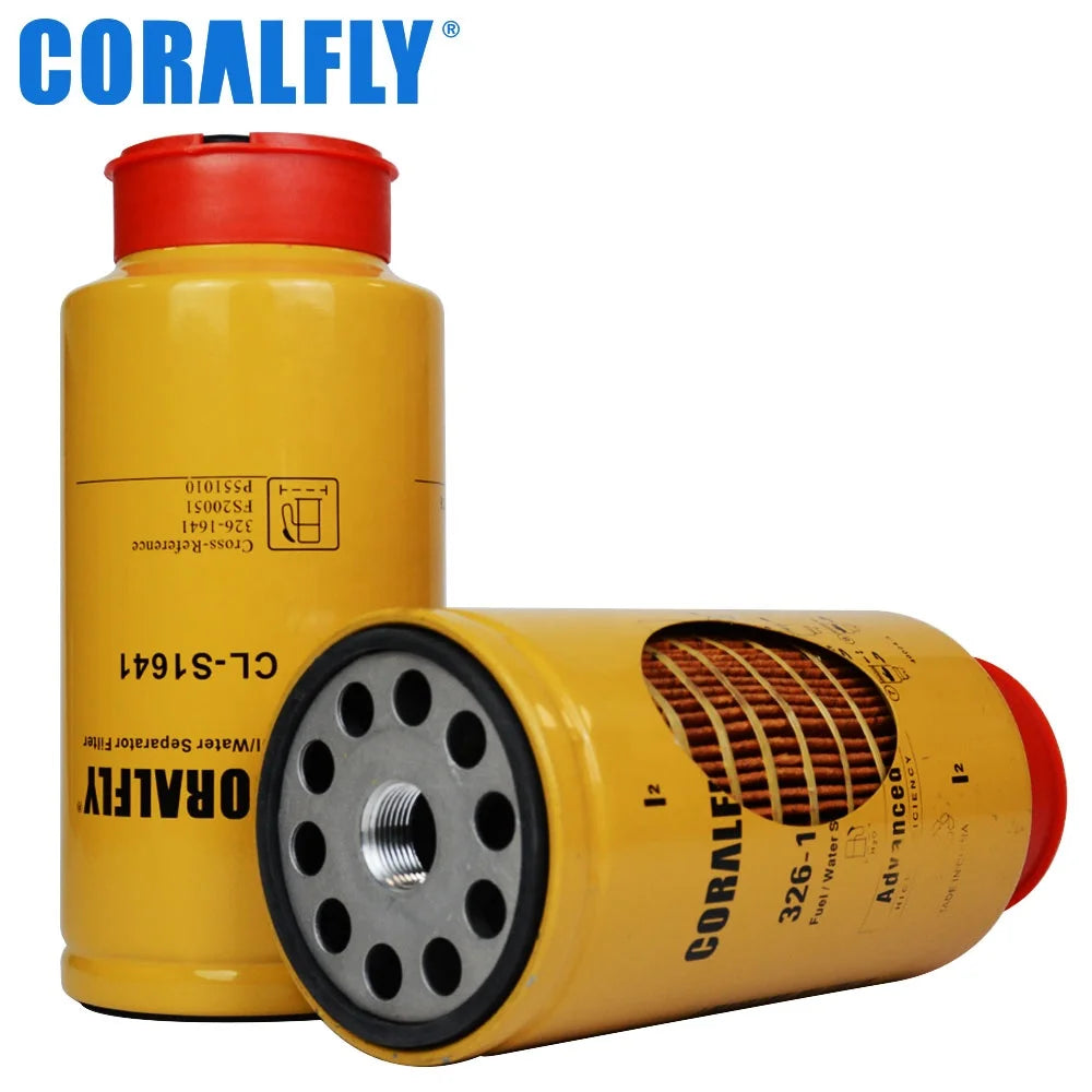 Spin on Filter Excavator Engine Diesel Fuel Water Separator Filter 308-7298 3261644 326-1644 P551110 326-1643 326-1641
