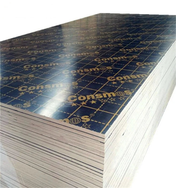 Consmos Poplar Combi Laminated Black Brown Film Faced Plywood Phenolic Plywood