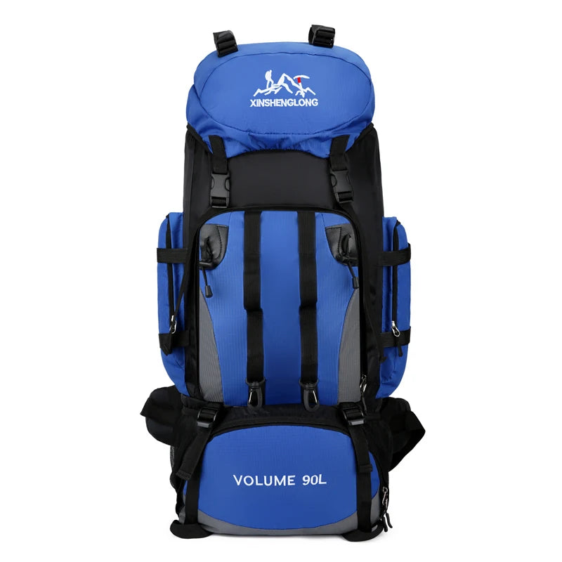 Cheaper 90L Backpacks Trekking Travel Mountaineer Backpack Large Capacity Sport Hiking Bag with 5 Different Models