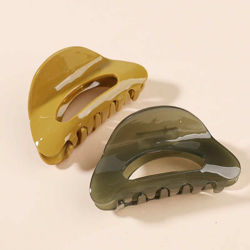 Mi Dairy Factory Price Handmade Good Quality Acetate Long Shell Custom Hair Claw Clip Wholesale Hair Claw for Women 222593