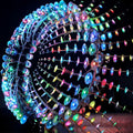 Big 3d Led Kinetic Art Metal Wind Sculpture Spinner for Sale