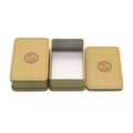 High Performance Aluminum Tin Box Factory Direct New Arrival Square Shape for Candle Craft Stickers Use Tinplate Metal Type