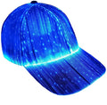 LED Light up Hat Glow in the Dark Baseball Hatfor Rave Music Festival Party  Fiber Optic Luminous Baseball Hat