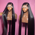 13x6 Virgin Remy Indian Lace Frontal Human Hair Wig Glueless HD Full Lace Front Wigs Brazilian Bone Straight Wig for Black Women