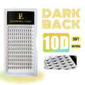 Heat Bonded Short Stem Premade Fans 10D Volume Lashes
