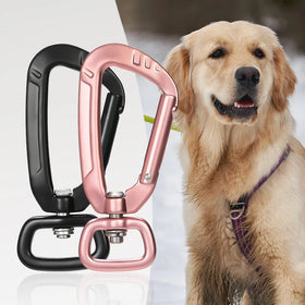 CLIWIZ Factory Wholesale Pet Accessories Pet Hooks 4kN High Quality Swivel Carabiner Hook Aluminum Customized Lightweight