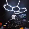 Ideal Lighting Solution Car Wash Lighting Car Workshop High Lumen Hex Detail Light