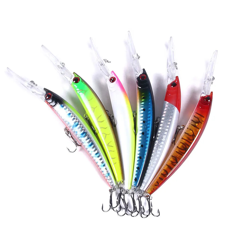 15cm-15g Wholesale Fishing Lure Hard Bait Minnow Lure Sinking Plastic Fishing Lures