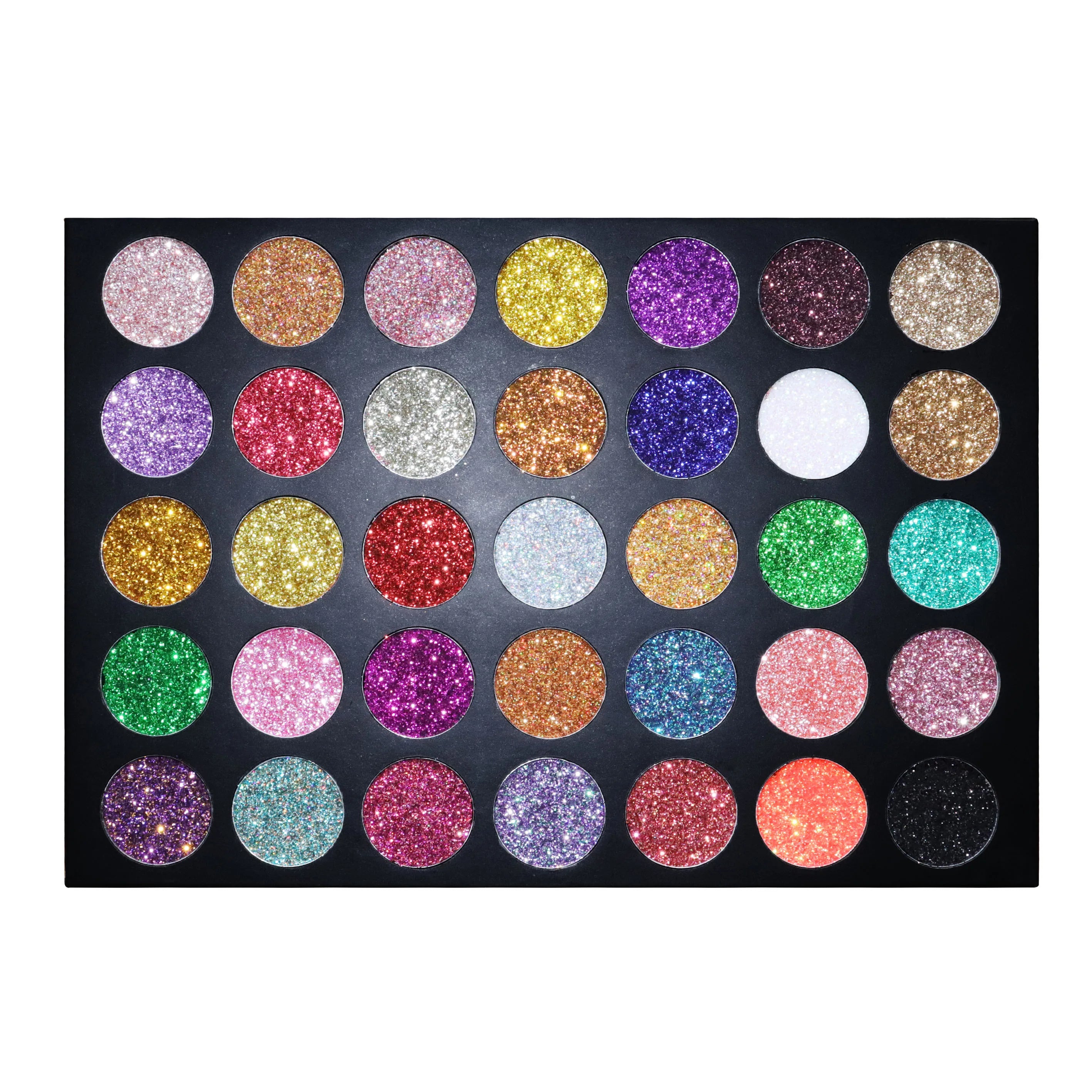 Custom 35 Colors Makeup Eyeshadow Palette Pigment Glitter Make Your Own LOGO Pigment Palette