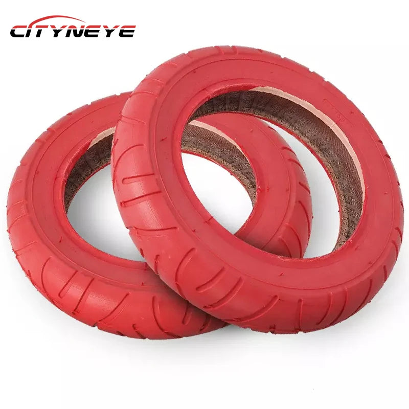 Tubeless Tire 10 Inch Electric Scooter Tires Rubber Outer Inflatable Replacement for Cityneye M365 Electric Car Scooter Tyre