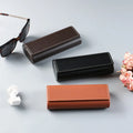 Customized Classic Leather Eyeglasses & Sunglasses Storage Packaging Box Case Croesusoptics 155x61x31mm Model 806 98g