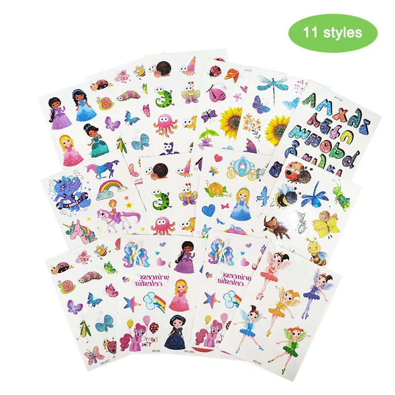 Wholesale Body Cartoon Decorative Sticker Tattoo Waterproof Temporary Tattoo Stickers for Kids