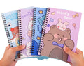Cartoon Girl A5 Coil Book 60 Sheets Notebook Student Notebook Book Prizes Diary Note Book