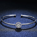 Fashion Fine Jewelry Bracelets Women Bangle 925 Silver Bracelet Sterling Gemstone Vvs Moissanite Bracelet for Girl Gift