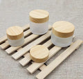 30ml 50ml 100ml Frosted Glass Cream Box Cosmetic Mask Packaging Bottle MegaBDM