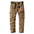 2023 New Male Multiple Pocket Tactical Cargo Pants Straight Urban Trouser for Men
