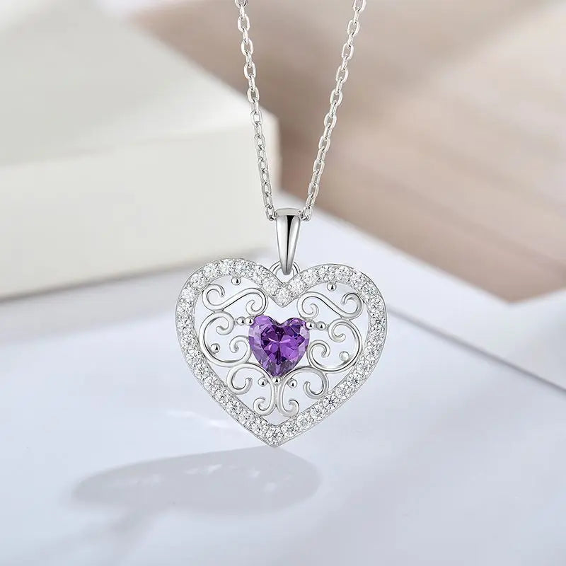 Wrapped Heart Pendant Necklace for Women Christmas Pendant Necklace Wholesale Supplier