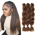 FX-HA05 High Fashion Synthetic Jumbo Braid Crochet Hair Extensions Soft Braid Hair Wholesale Color Tinsel Glitter Dreadlocks