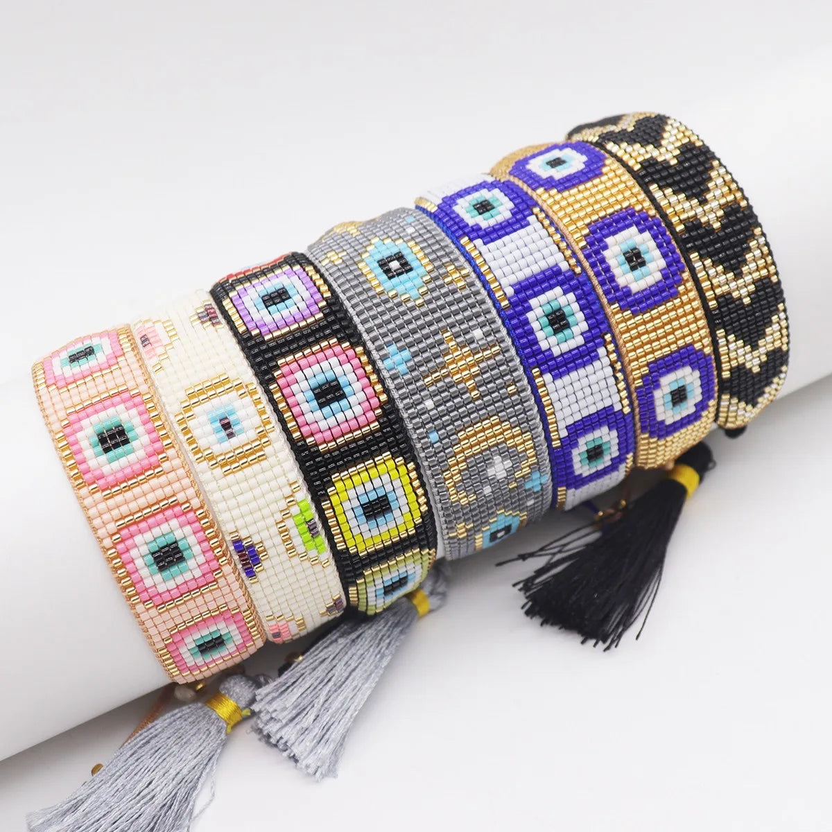 2025 Handmade Bohemia Ethnic Simple Trendy Woven Professional Miyuki Beaded Women's Bracelet Best Personalized Festival Gift