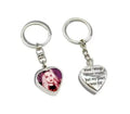 RubySub Heart Cremation Sublimation Metal Keychain Memorial Ashes Keepsake/Urn with Filling Tool