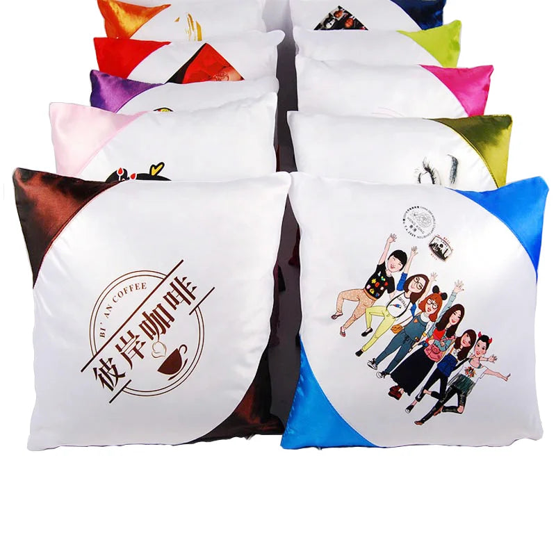 16 Inch Sublimation Printable Pillow Case Decorative Cushion Cover for Christmas/Hotel/Home Decor