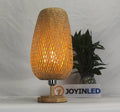 Joyinled Desk Lamp Table Lamps Decorative Vintage Wooden Table Lamp Rustic Table Night Light with Anti-Slip Pad for Bedroom