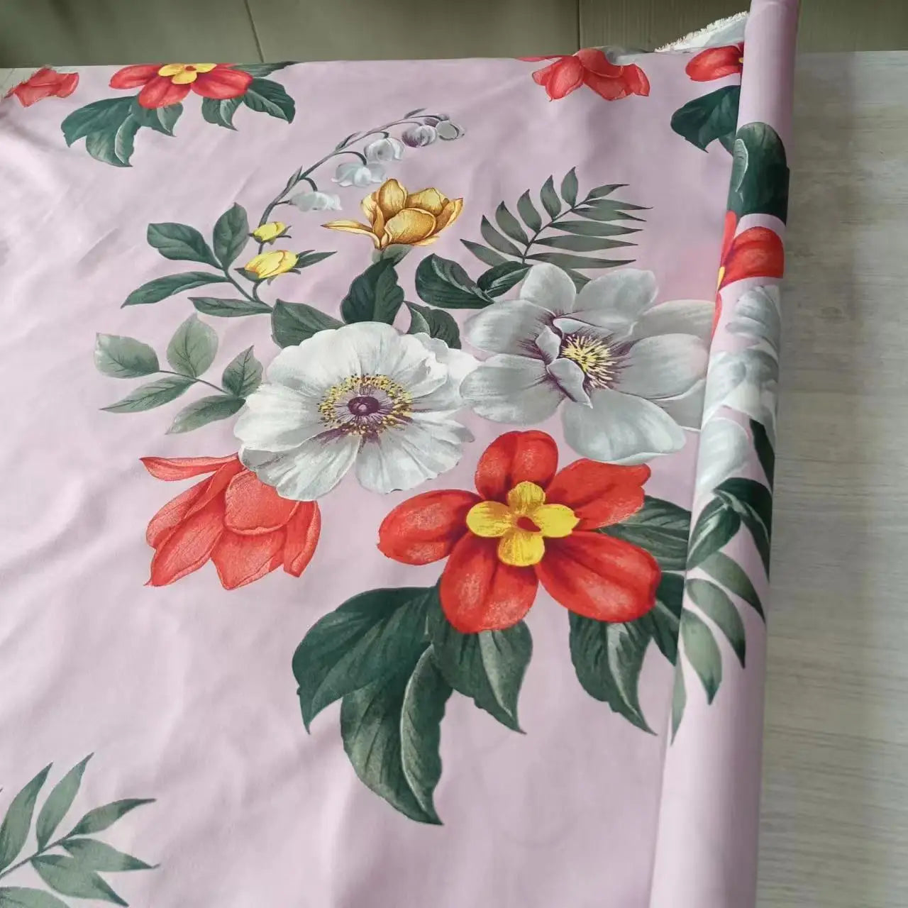 Ready to Sell Peach Skin Polyester Fabric Wholesale Home Textile Bedding Lining 240cm 125gsm Disperse Print Fabric