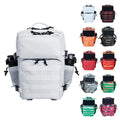 Custom Soft High Tear Resistant Double Back Bag Double Zipper Waterproof Sports Backpack