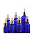 5mL 10mL 15mL 20mL 30mL 50mL 100mL Blue Glass Dropper Bottle Cosmetic Serum Dropper Bottles