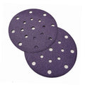 125mm Purple Polyester Film Ceramic Medium Hardness OEM/ OBM Hook & Loop Abrasive Sanding Disc for Car Body Polishing