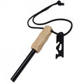 Superior Grip 1/2*3.5inch Magnesium Handle Survival Ferro Rod Fire Starter Multifunction Flint Striker 110g Customized Color