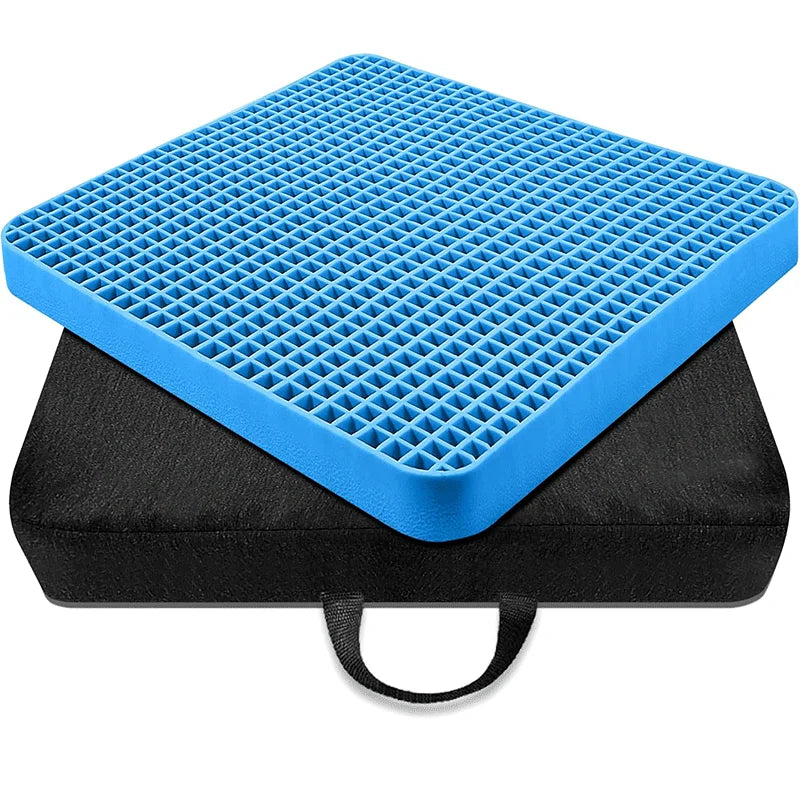 Hot Sale TPE Cooling Gel Seat Cushion Premium Memory Foam Coccyx Gel Seat Cushion for Pain Relief