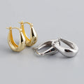 Geometric High Quality 925 Sterling Silver U Shape Hoop Earring Gift  Fine Jewelry for Women Wholesale