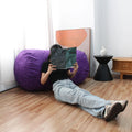 High Quality Foam Filled Lazy Bag Sofa Long Living Room Bedroom Soft Extra Large Lazy Couch Sofa