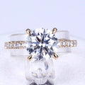 MSR-676 Beautifully Designed Gemstone 18k Solid Gold Ring Birthdays Pretty Lab Grown Diamond Fine Jewelry Ring