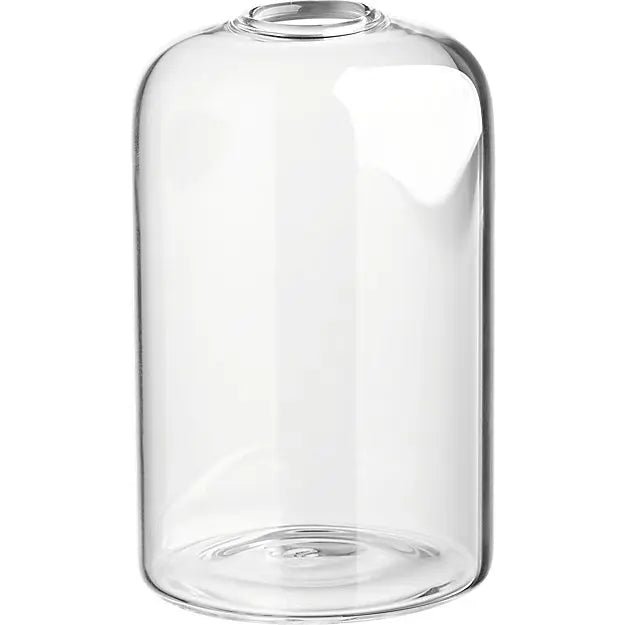 Handmade Clear Borosilicate Cylinder Glass Cloche Bud Vase for Home Decoration Wedding Decoration