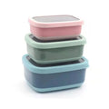 304stainless Steel Reusable Rectangular Picnic Thermos Silicone Bento Food Flask Warmers Insulated Container Leakproof Lunch Box
