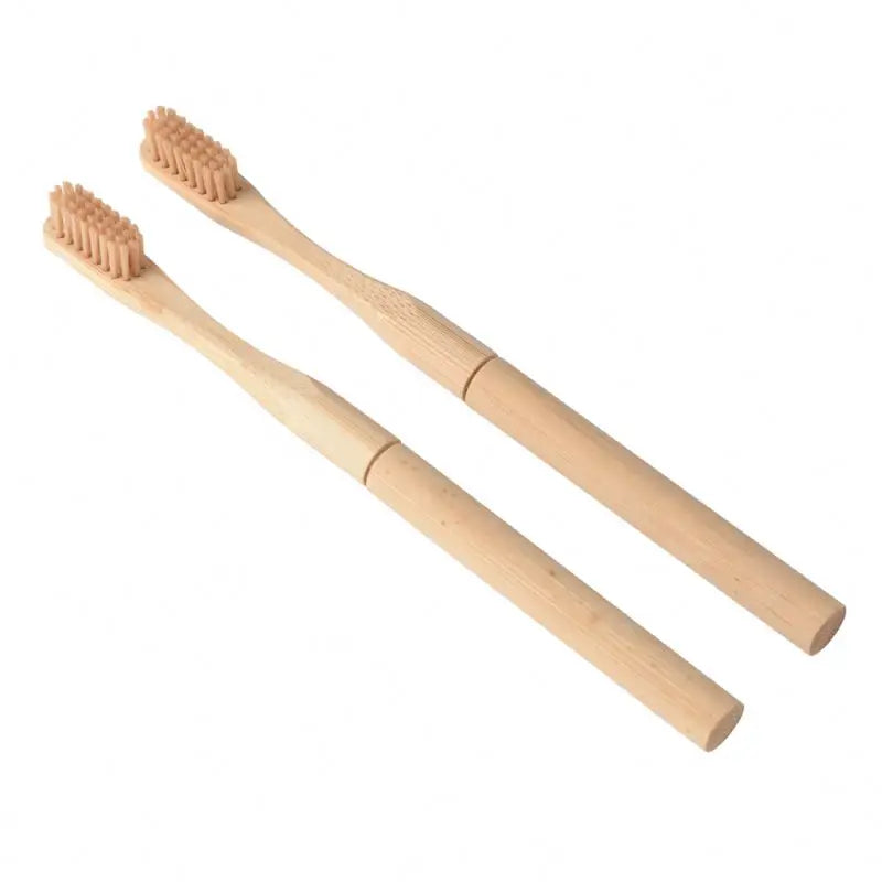 High Quality Eco-Friendly Bamboo Toothbrush Biodegradable Replaceable Head Disposable Factory Direct