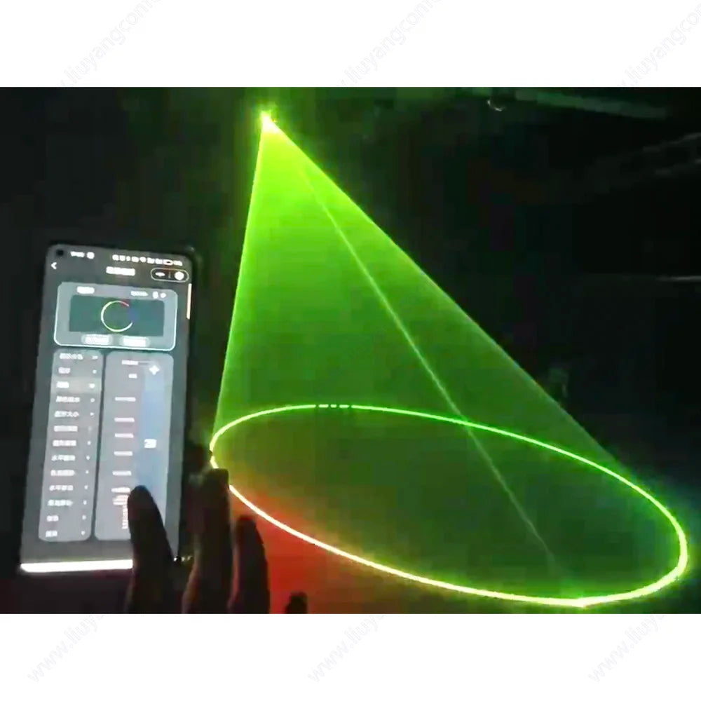 Mobile APP Control 15W Laser Light with Snowing Effect - New Couple's First Dance Ceremony Wedding Decorations for Bride Party