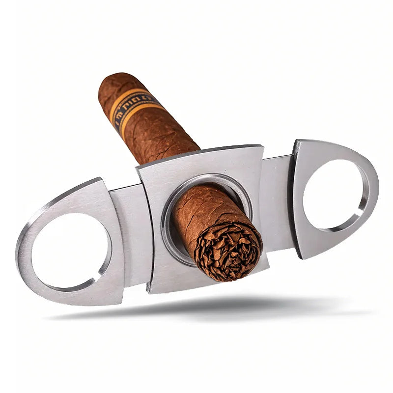 Vanace Stainless Steel Mini Cutter Classic Design High Quality Double Blade Cigar Knife/Cutter Colorful Mini Scissors