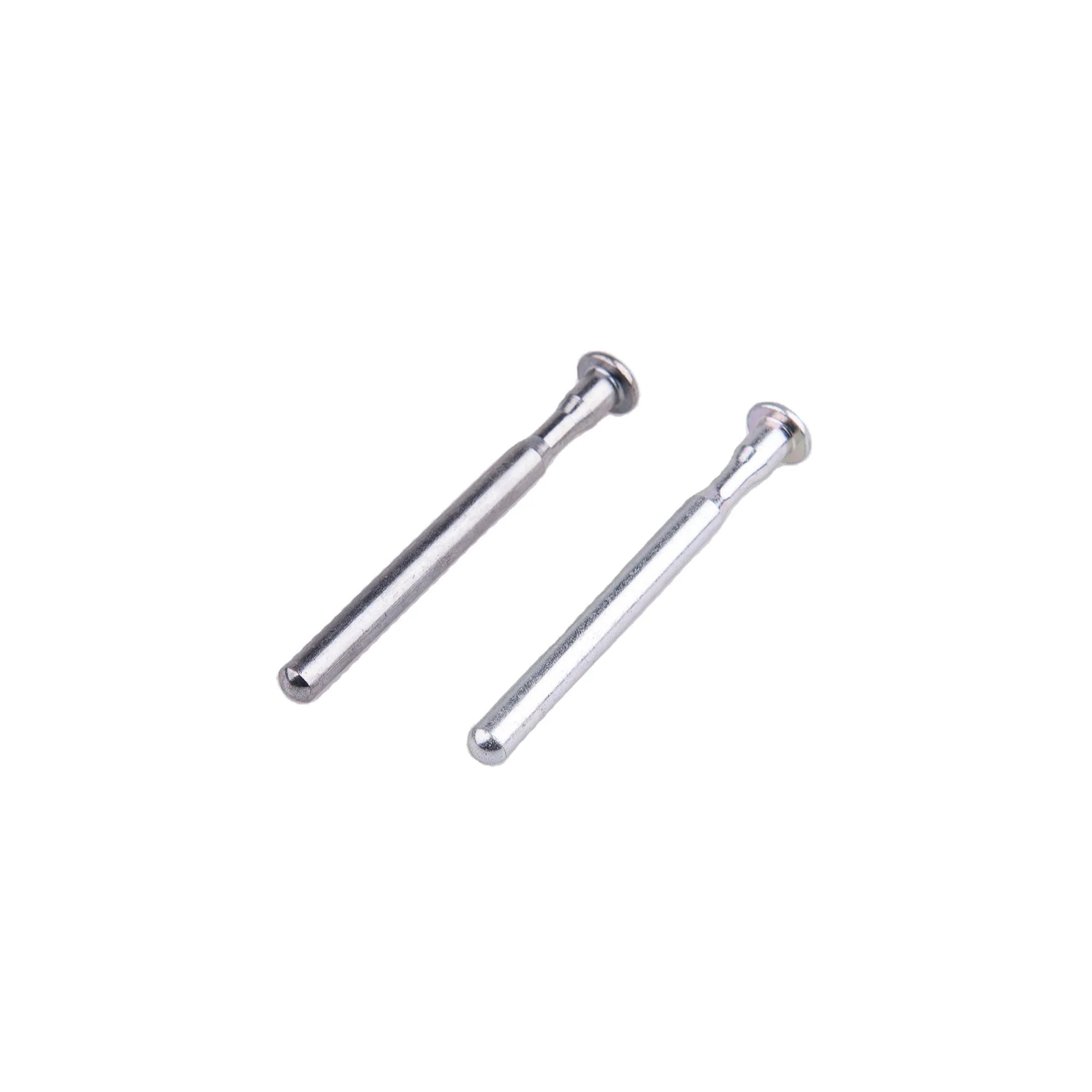 Customized Carbon Steel Zinc Plated Slim Neck Round End Solid Rivet Steel Dowel Pin