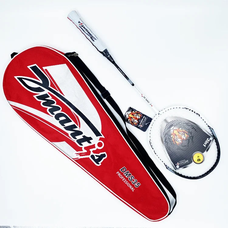 Best Seller  Badminton Racquet Carbon Fiber Badminton Racket Graphite High-Grade with Bag for Outdoor Sports sports