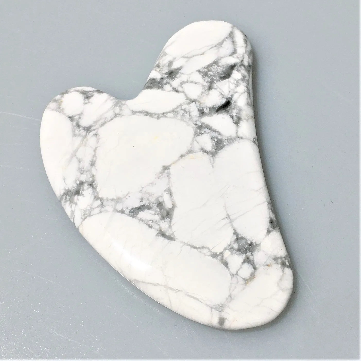 Huiying Beauty personal care Chinese cosmetic howlite stone gua sha stone facial massager