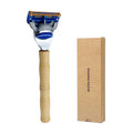 Bamboo Style 5-Blade  Biodegradable Men's Shaving Razor