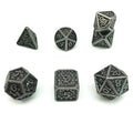 Factory Wholesale Metallic Nickel Polyhedral Metal DND Dice for Game Player