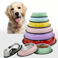 New Eco-Friendly Anti-Drop Stainless Steel Pet Bowl Wear-Resistant Dog and Cat Water Bowl Easy to Use Pet Supplies