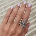 Hot New Release: Leaf-shaped Adjustable Open Ring for Women